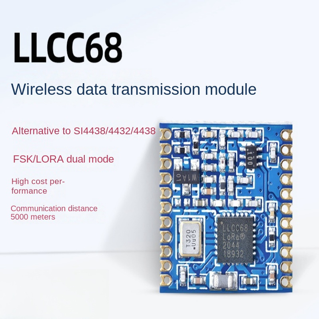 LORA FROVE SPECTRUM LLCC68 Чип FSK 433MHZ Беспроводной трансивер модуль низкопроизводительный модуль SX1278 1268