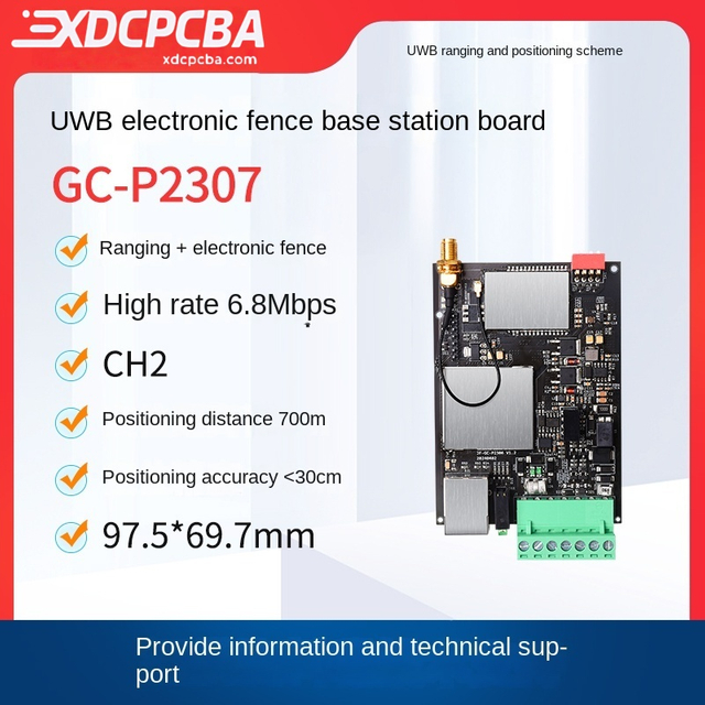 UWB Positioning And Ranging Base Station TOF Algorithm High-precision Mining Machine Mining Car Integrated Electronic Fence Excavation Face Solution