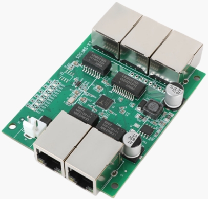5-port 100 m přepínací modul základní desky SMT zpracování