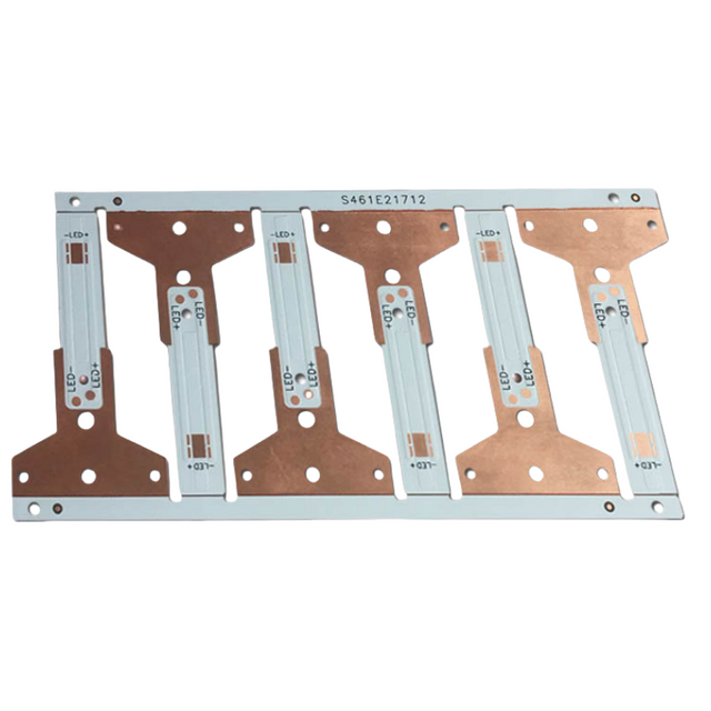 Customized 0.8mm thermoelectric separation LED single-sided luminous automotive lamp copper substrate PCB