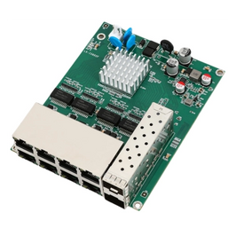 8-port industrial-grade full Gigabit 2-optical 8-electrical switch module