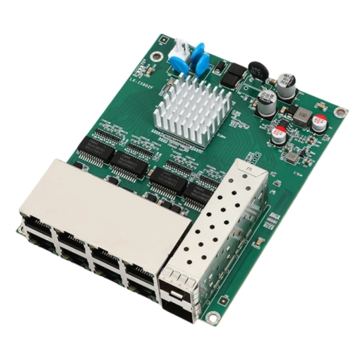 8-port industrial-grade full Gigabit 2-optical 8-electrical switch module