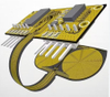 PCB display arrotolabile elastico