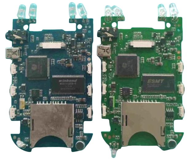 Conjunto de Controle de Recordagem Montagem PCB
