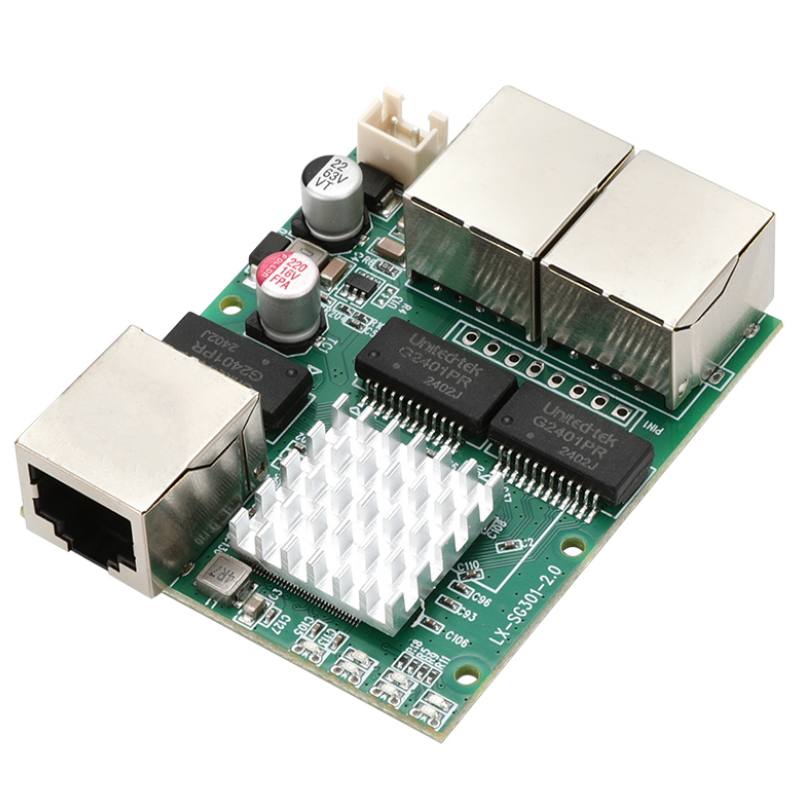 Standard POE powered switch module PCB assembly 