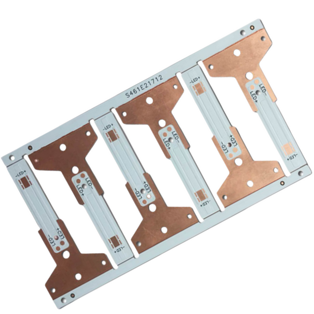 Customized 0.8mm thermoelectric separation LED single-sided luminous automotive lamp copper substrate PCB