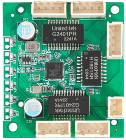 100M mini network switch module SMT processing
