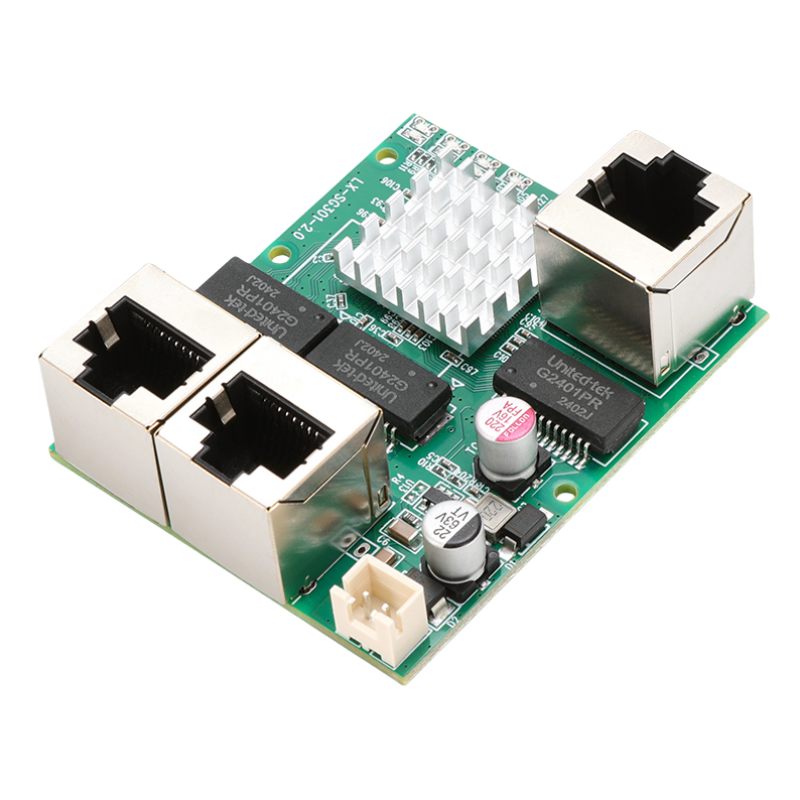 Standard POE powered switch module PCB assembly 